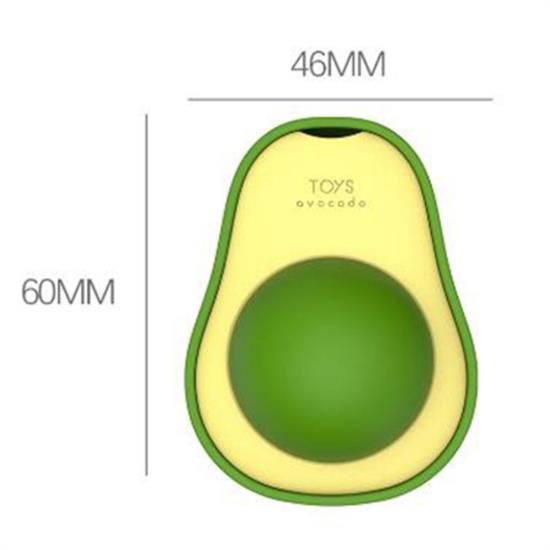 Avokado Model Yapışkanlı Kedi Oyuncağı Yenilebilir Kedi Nanesi Otu (5538) 5