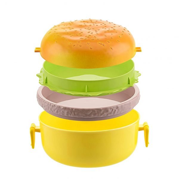 Hamburger Tasarımlı Beslenme Kabı 2