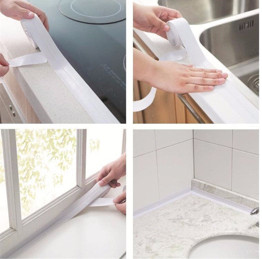 BEYAZ Su Sızdırmaz Lavabo Kenar Bandı (3.2m) (5538) 4