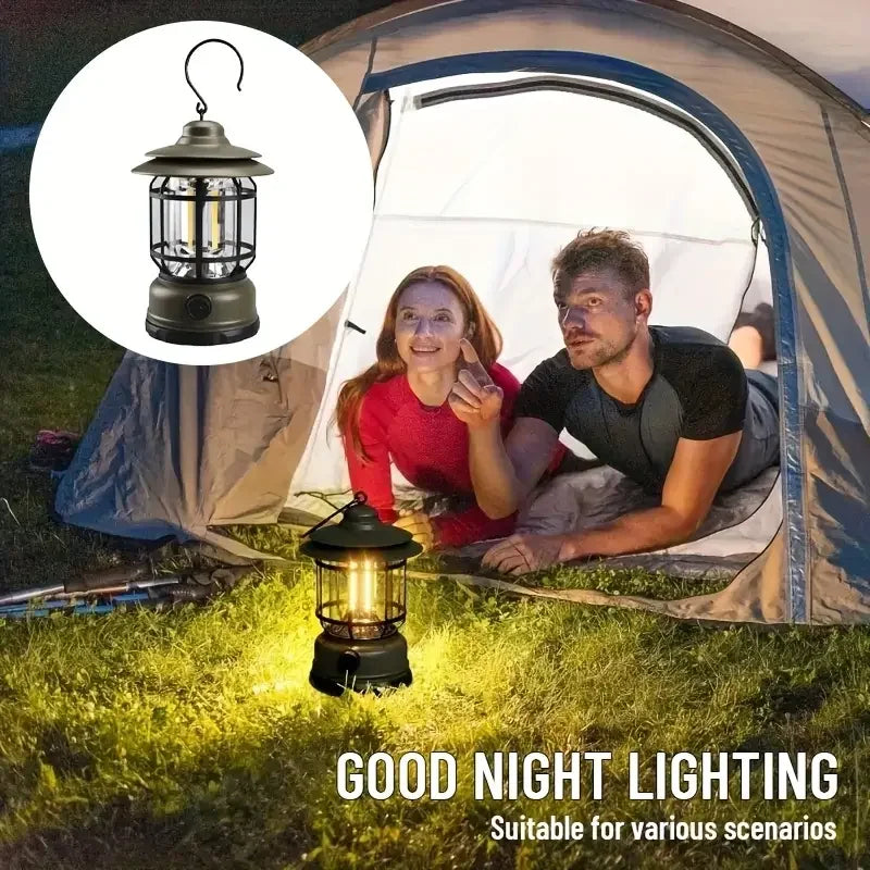 Bluetooth Hoparlör Özellikli Dimerli Led Kamp Lambası Hs66 (5538) 1
