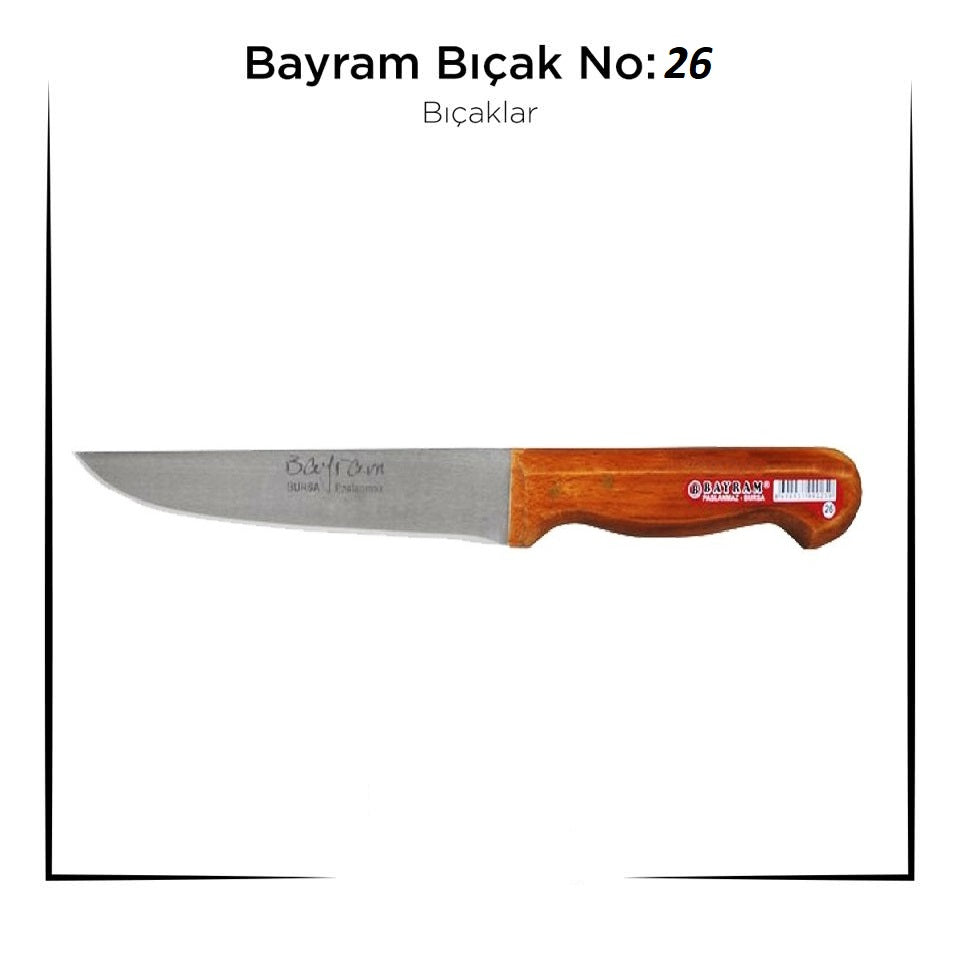 Bursa Bıçağı Bayram Kurban Bıçağı Yemek Bıçağı No : 26 (5538) 1