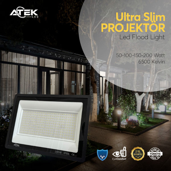 Ultra Slim Projektör Dış Mekan LED Işık 1