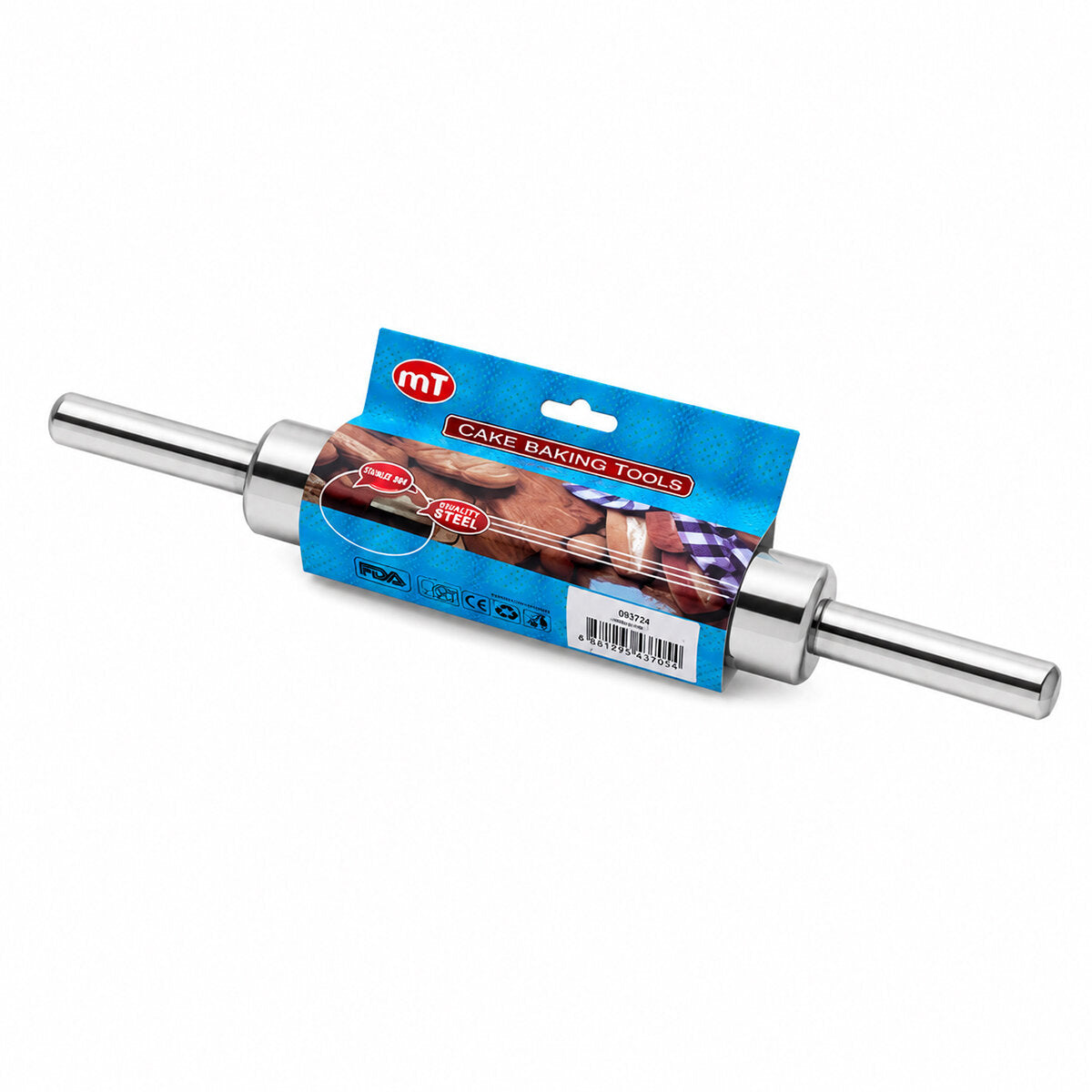 ÇELİK METAL MERDANE - HAMUR RULOSU 40CM (5538) 3