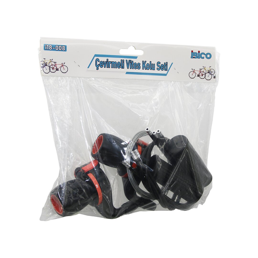 ÇEVİRMELİ BİSİKLET VİTES KOLU SETİ 2PCS VİTES KOLU - 2PCS ELCİK - TEL - TEL KORUYUCU KANAL KABLO (5538) 1