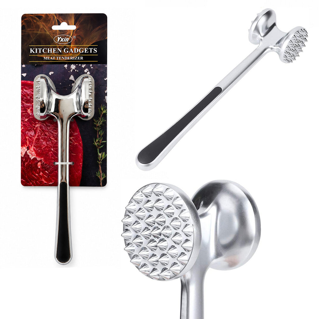 ÇİFT BAŞLI - KOMPLE METAL PASLANMAZ ÇELİK ET DÖVECEK (5538) 1