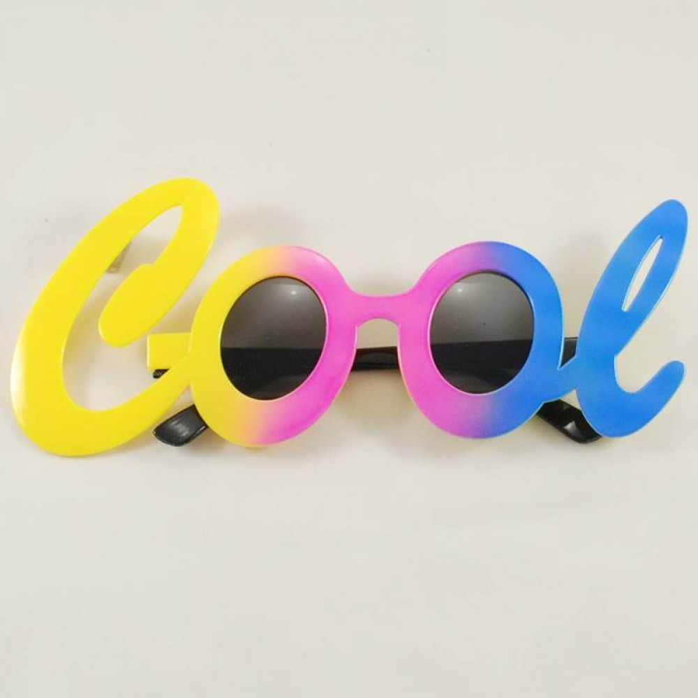 Cool Yazılı Rengarenk Parti Gözlüğü 21x8 cm (5538) 1