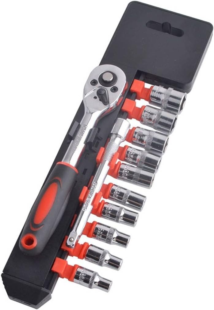 CR-V SOCKET SET 12 PARÇA 1/2 inç VAKUMLU LOKMA SETİ (5538) 1