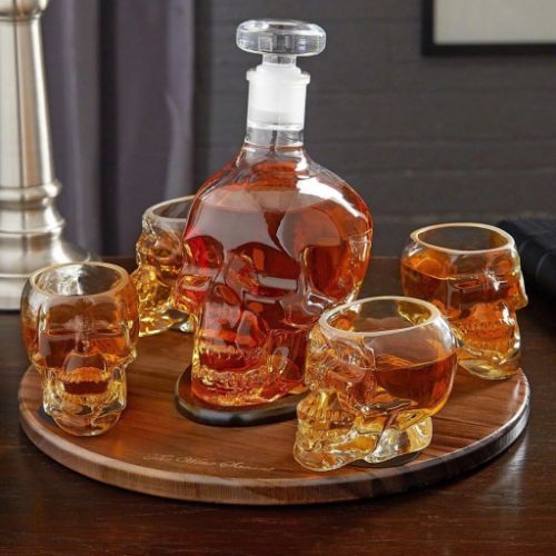 Crystal Head Kuru Kafa Cam Şişe 350 Ml 2