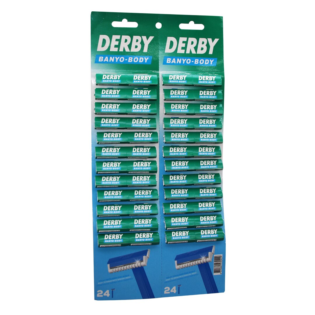 DERBY BANYO BODY TEK BIÇAK KARTELALI JİLET 48PCS (5538) 1