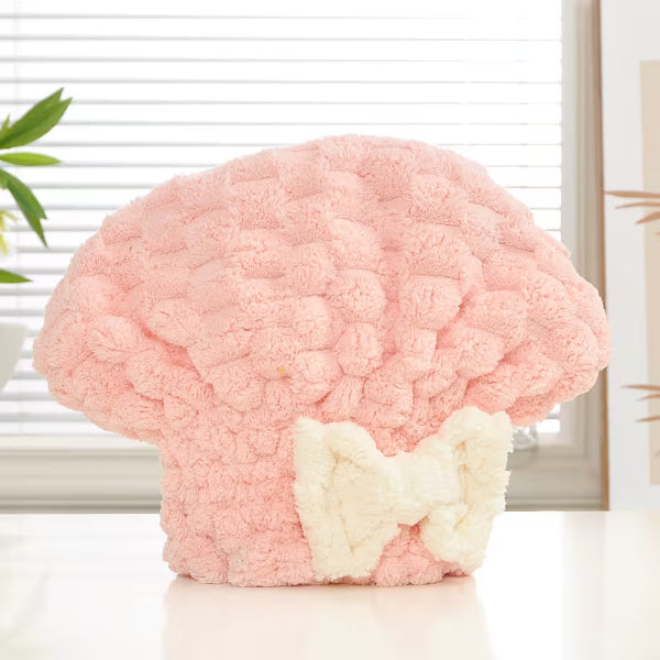 Mikrofiber Örgü Saç Kurutma Bone Havlu 1