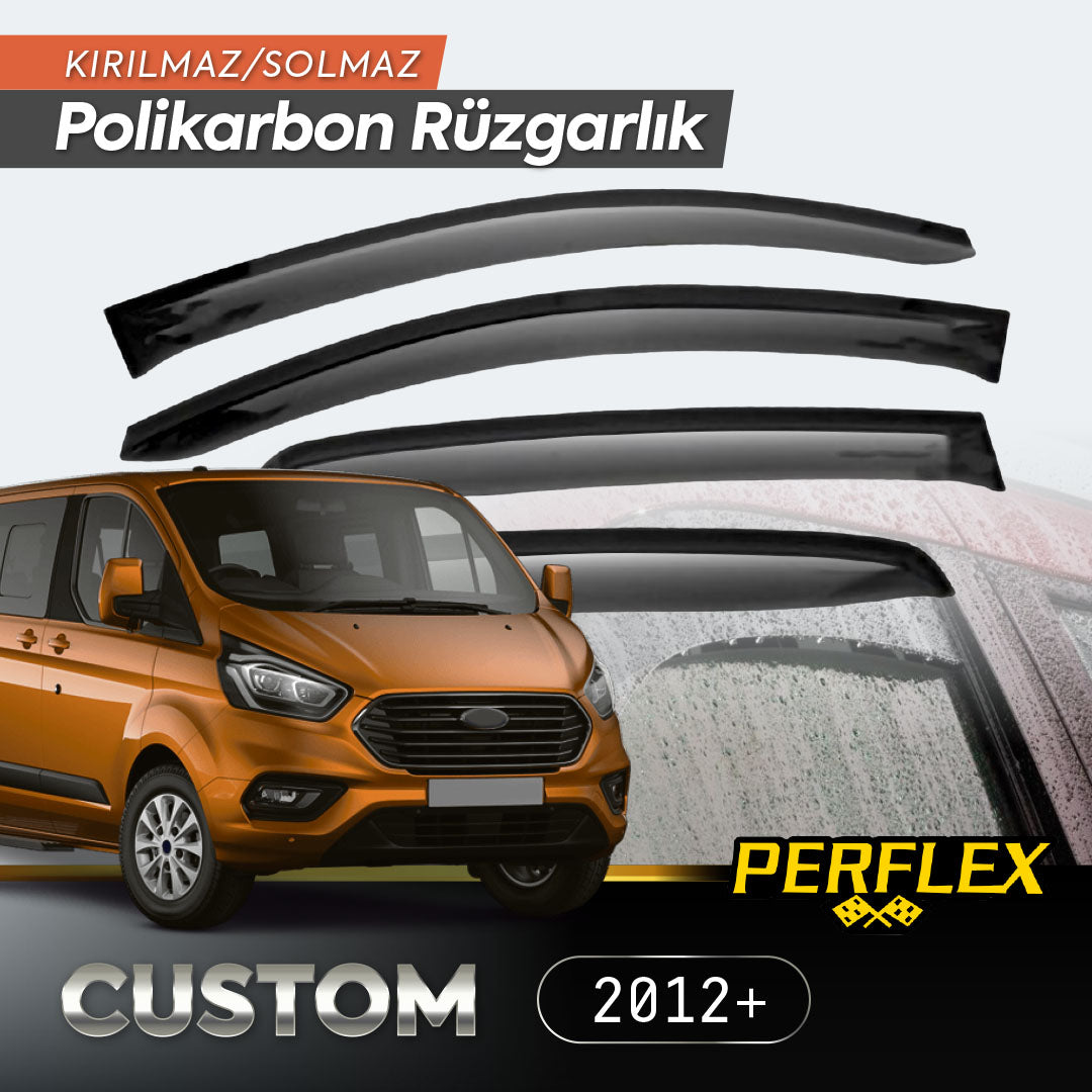 Ford Custom 2012+ Cam Rüzgarlığı V2 Düz 1