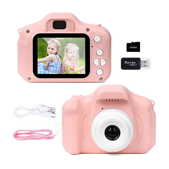 Mini Kamera Fotoğraf Makinesi Pembe 4