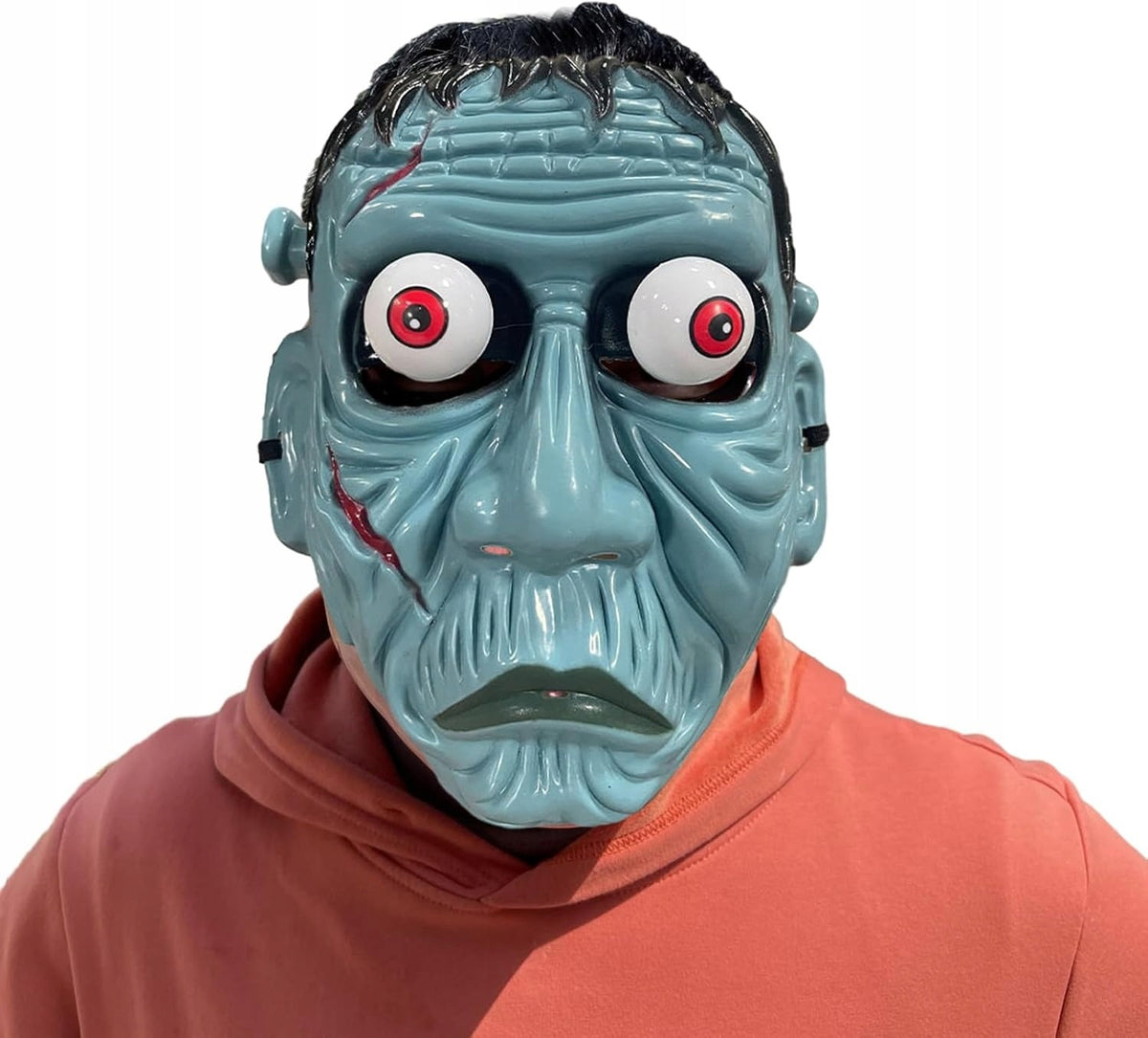 Frankenstein Temalı Sallanan Oynar Gözlü Maske (5538) 2