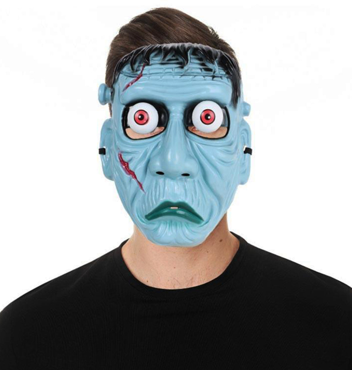 Frankenstein Temalı Sallanan Oynar Gözlü Maske (5538) 4