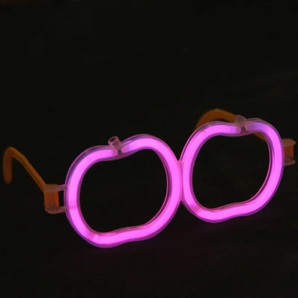 Glow Stick Elma Gözlük - Glow Partisi Gözlüğü - Glow Stick Gözlük 12 Adet (5538) 2