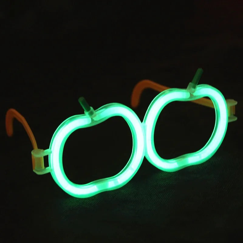 Glow Stick Elma Gözlük - Glow Partisi Gözlüğü - Glow Stick Gözlük 12 Adet (5538) 3