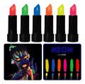 GlowPaint 6’lı Neon Boya – UV Işıkta Parlayan Makyaj Seti (5538) 1