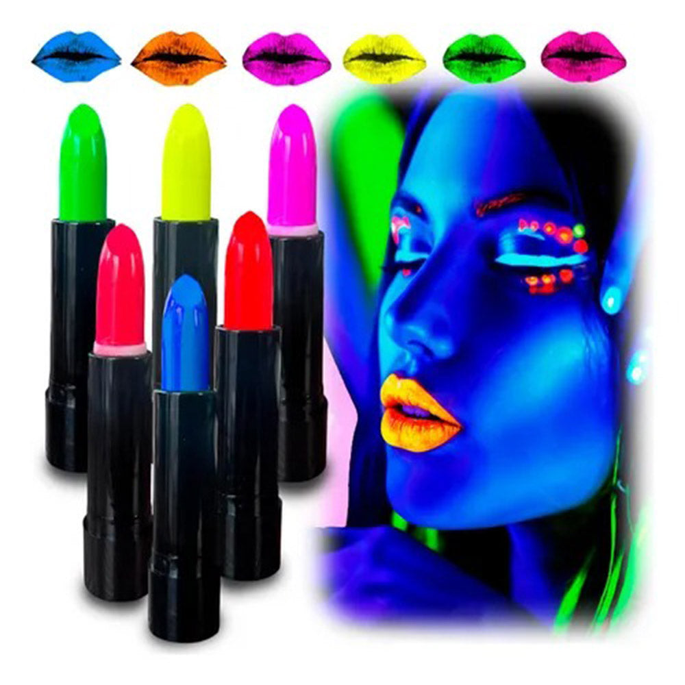 GlowPaint 6’lı Neon Boya – UV Işıkta Parlayan Makyaj Seti (5538) 4