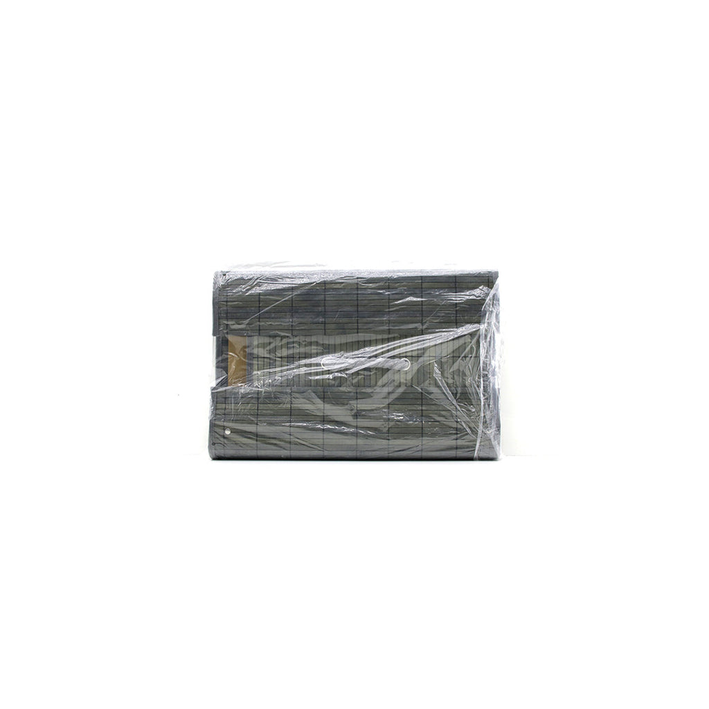GRİ DİKDÖRTGEN 2 BÖLMELİ 52X32CM Y:63CM BAMBU AHŞAP KİRLİ ÇAMAŞIR SEPETİ KUMAŞ ÇANTALI İP KULP (5538) 3