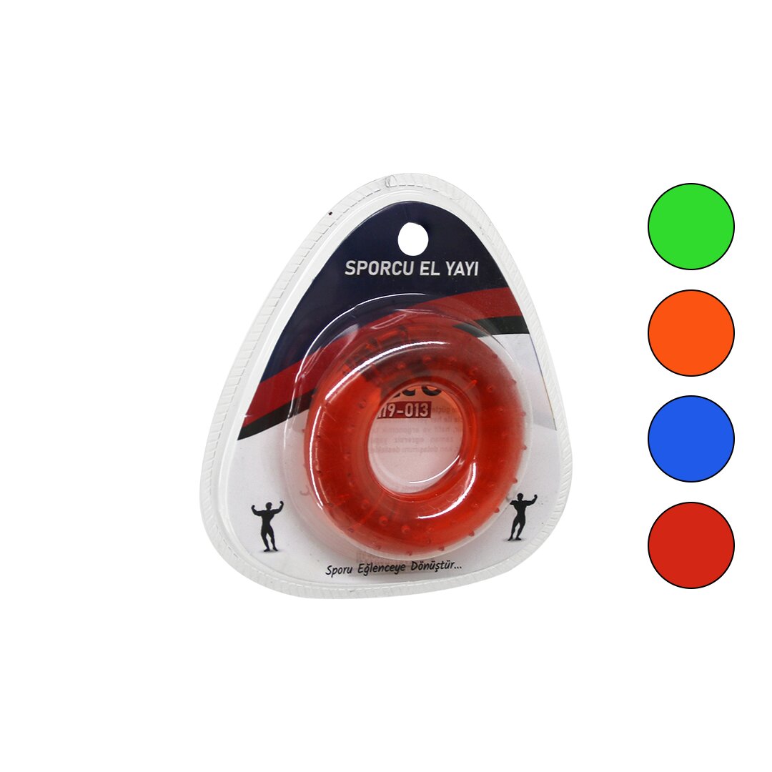 HALKA MODEL ŞEFFAF - RENKLİ SPORCU SİLİKON EL YAYI (5538) 1