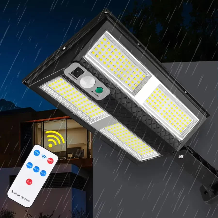 Hareket Sensörlü IP65 Güneş Enerjili LED Spot Kumandalı (5538) 1