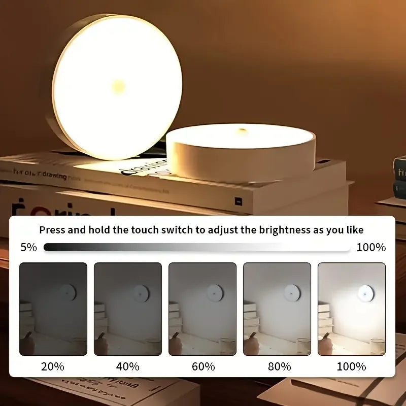 Hareket Sensörlü Usb Şarjlı Led Işık Lamba (5538) 1