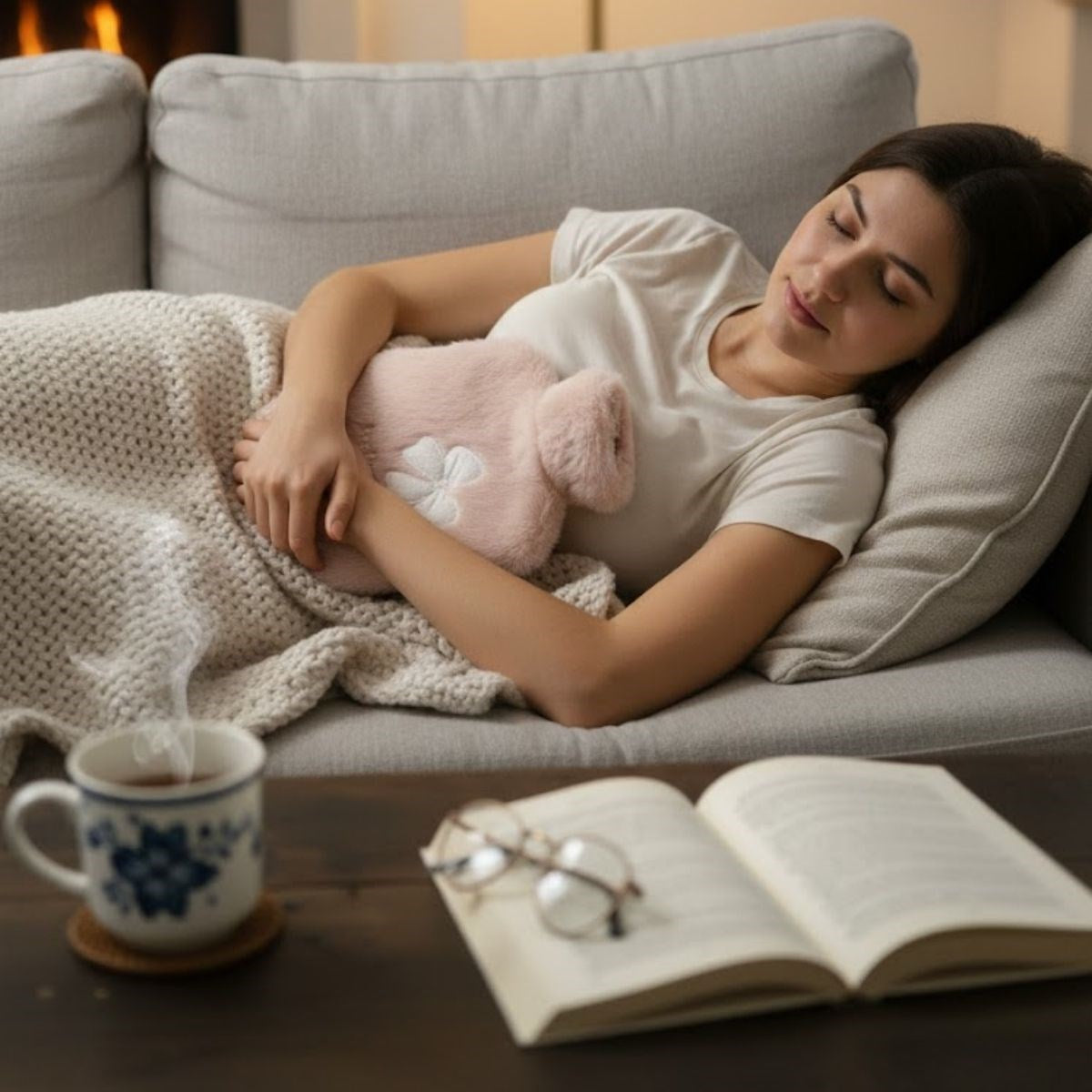 Hello Everyone Yazılı Kurdeleli Pembe Peluş Sıcak Su Torbası 1 Lt – Yumuşak Kılıf, Uzun Süre Sıcak Tutan Termal Su Torbası (5538) 4