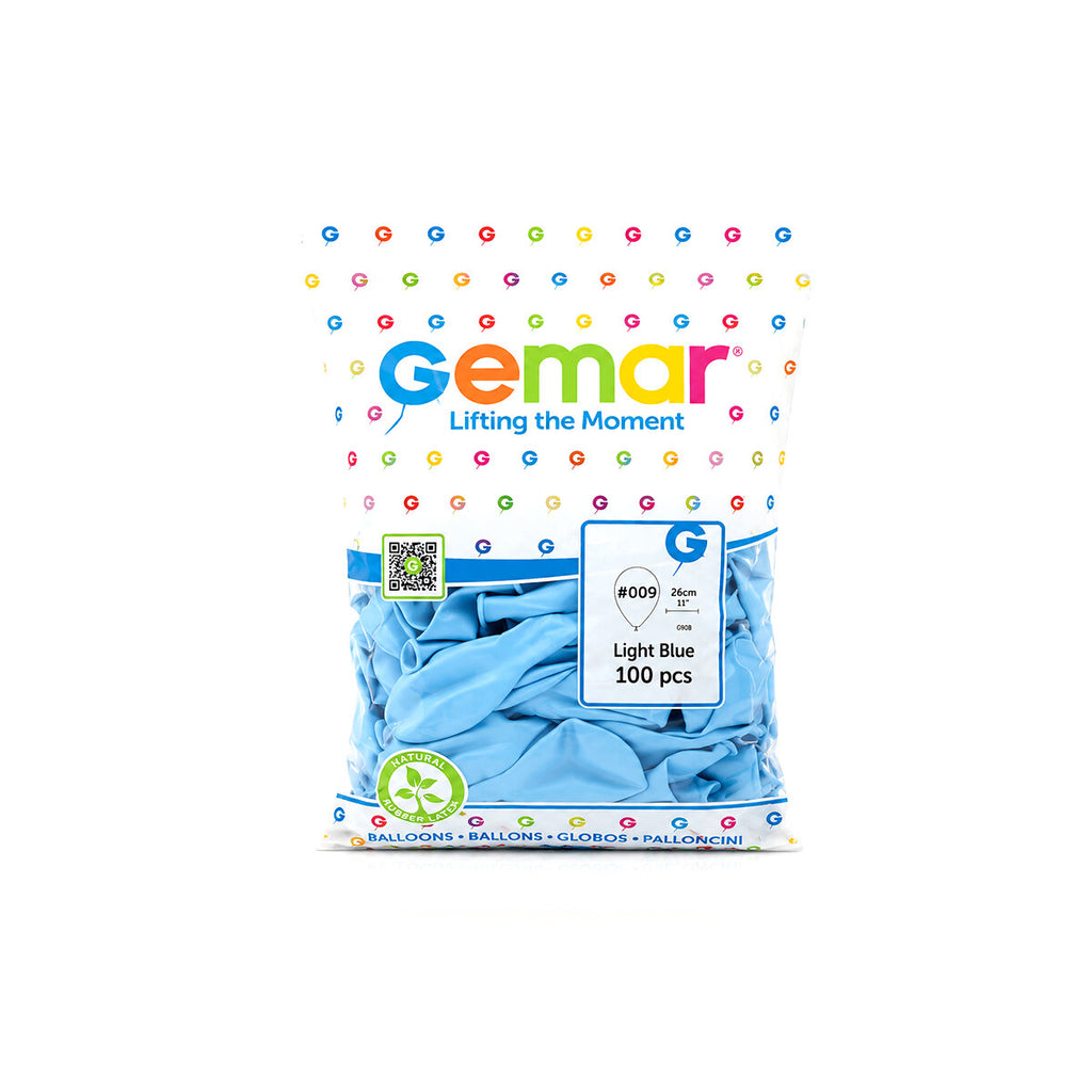 İÇ MEKAN - AÇIK MAVİ BALON 10 INC - 26CM - 100PCS (5538) 1