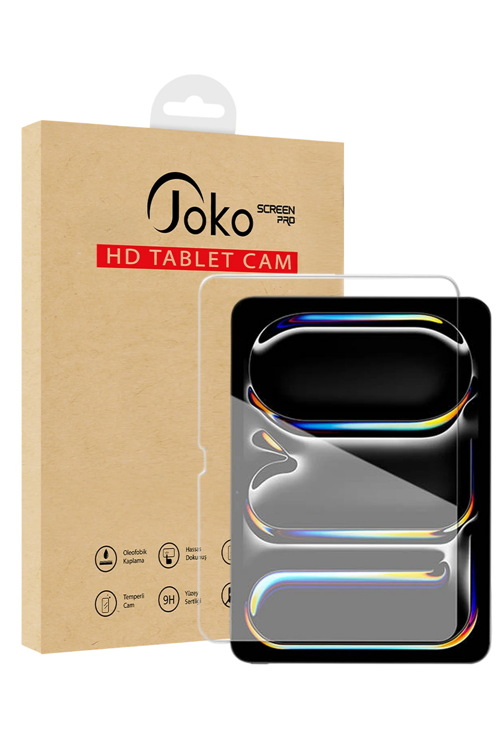 Joko Apple iPad 9.7 (2017) HD Tablet Cam Ekran Koruyucu - Şeffaf 1