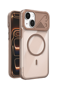 Joko Apple iPhone 14 Zinko Magsafe Kapak - Çöl Titanyum 1