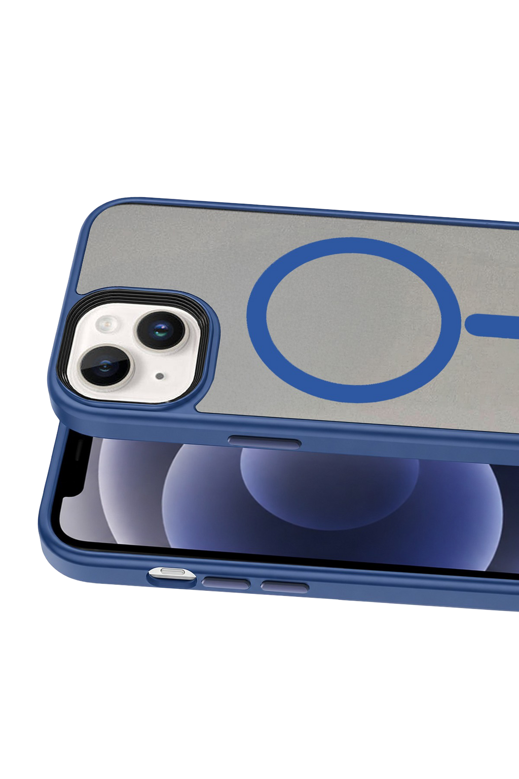 Joko Apple iPhone 15 Megane Magsafe Kapak - Lacivert 2