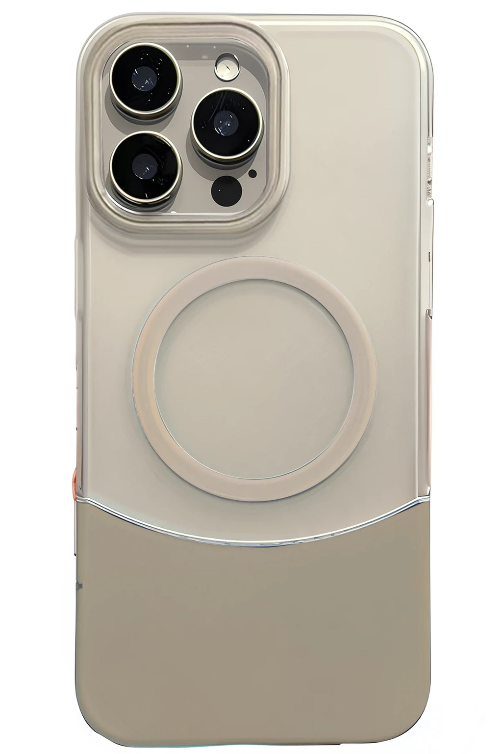 Joko Apple iPhone 15 Pro Max Velar Magsafe Kapak - Natural Grey 2