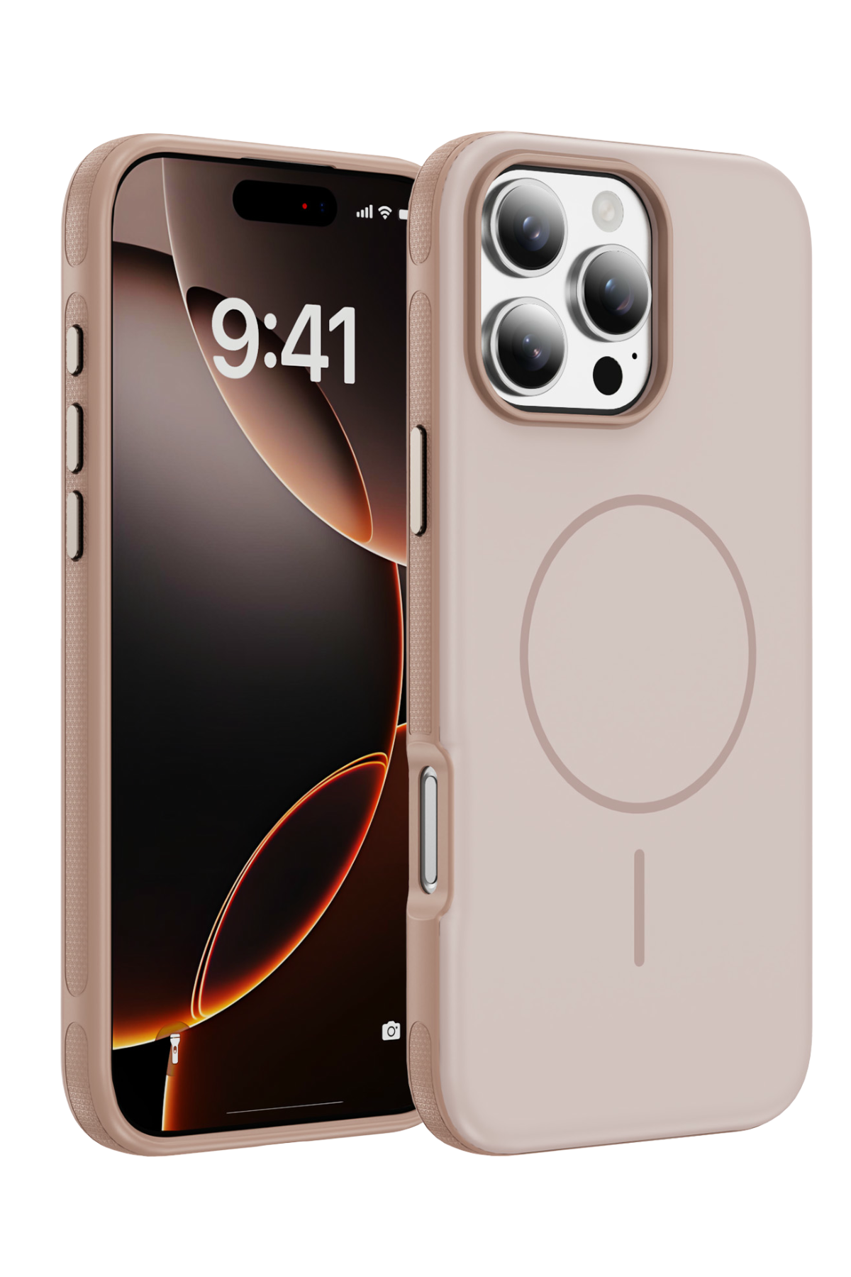 Joko Apple iPhone 16 Pro Max Neksa Magsafe Kapak - Rose 1