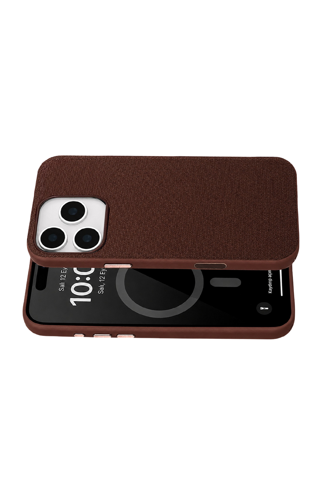 Joko Apple iPhone 16 Pro Max Vero Magsafe Kapak - Kahverengi 3