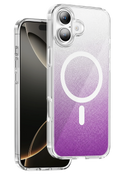 Onegif Apple iPhone 16 Sora Simli Magsafe Kapak - Mor 1