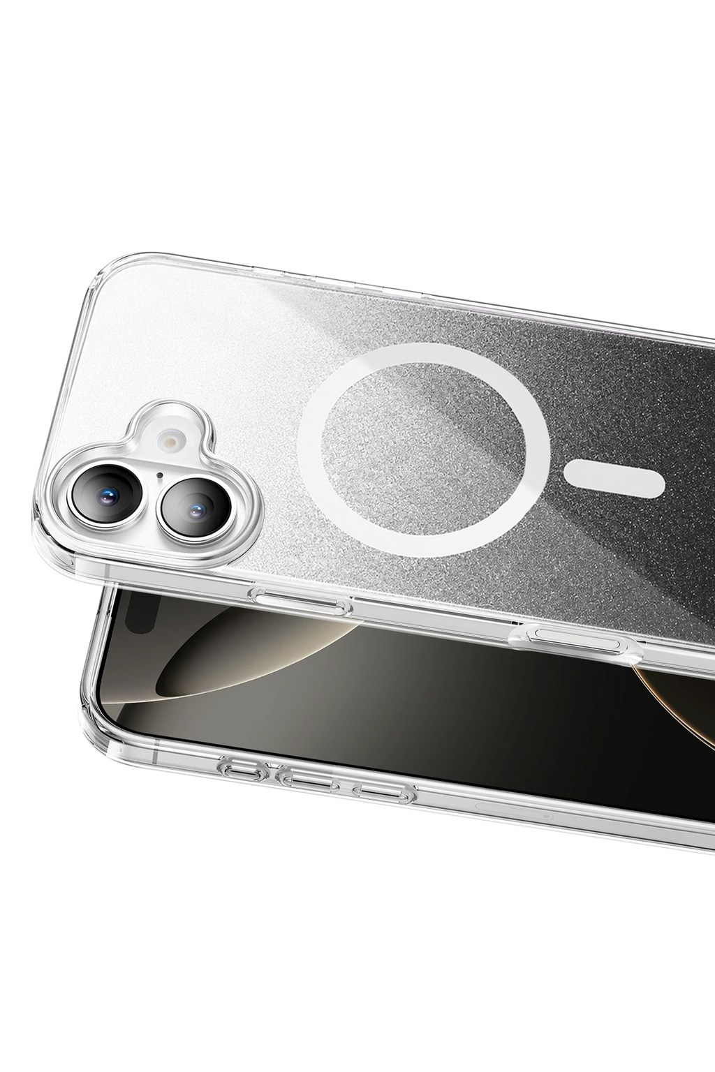 Onegif Apple iPhone 16 Sora Simli Magsafe Kapak - Siyah 2