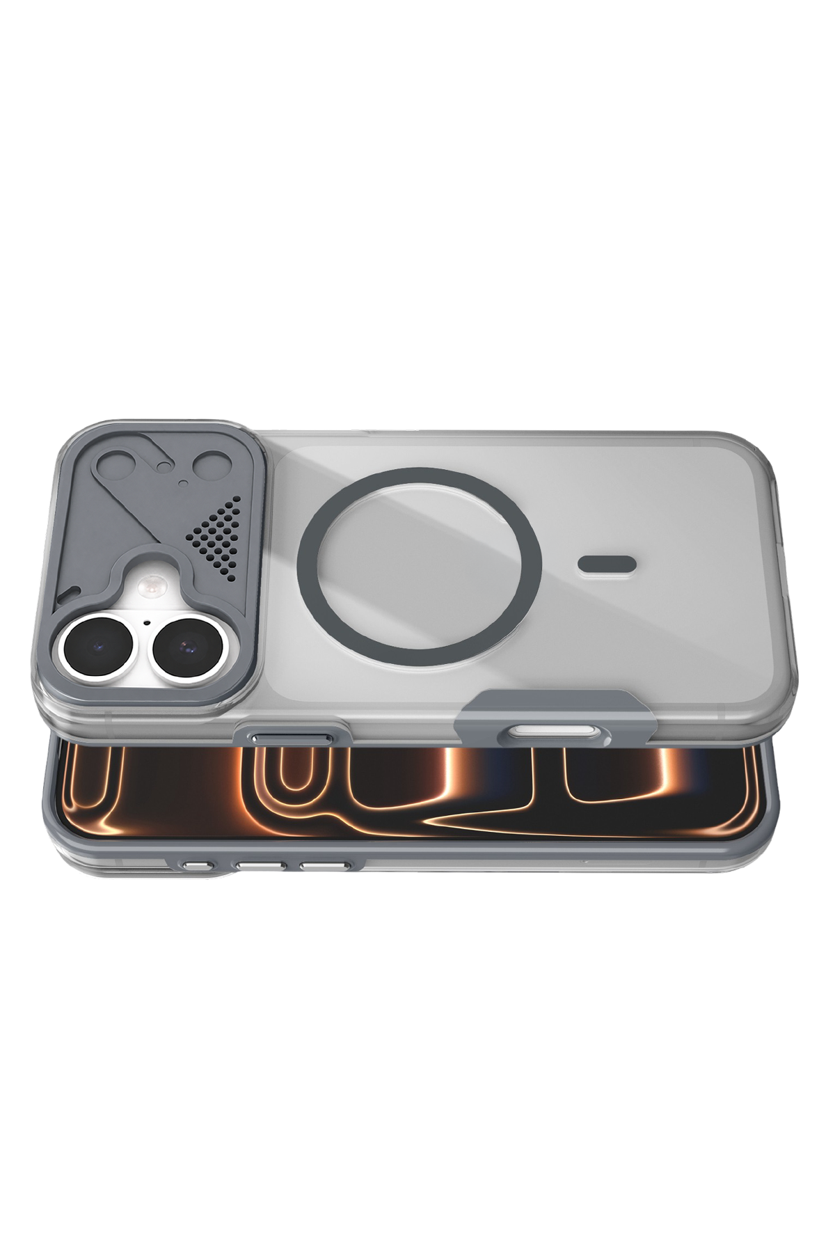 Joko Apple iPhone 16 Zinko Magsafe Kapak - Titan Gri 3