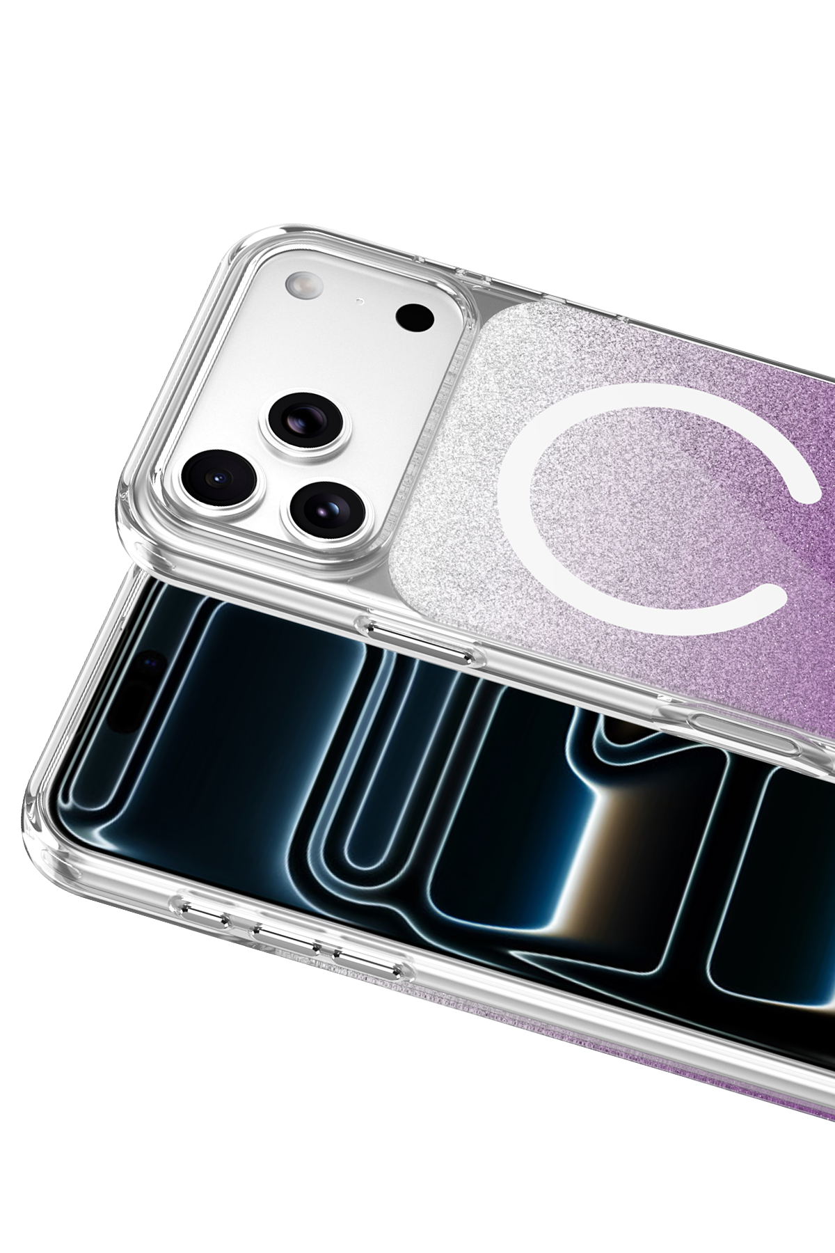 Onegif Apple iPhone 17 Pro Max Sora Simli Magsafe Kapak - Mor 2