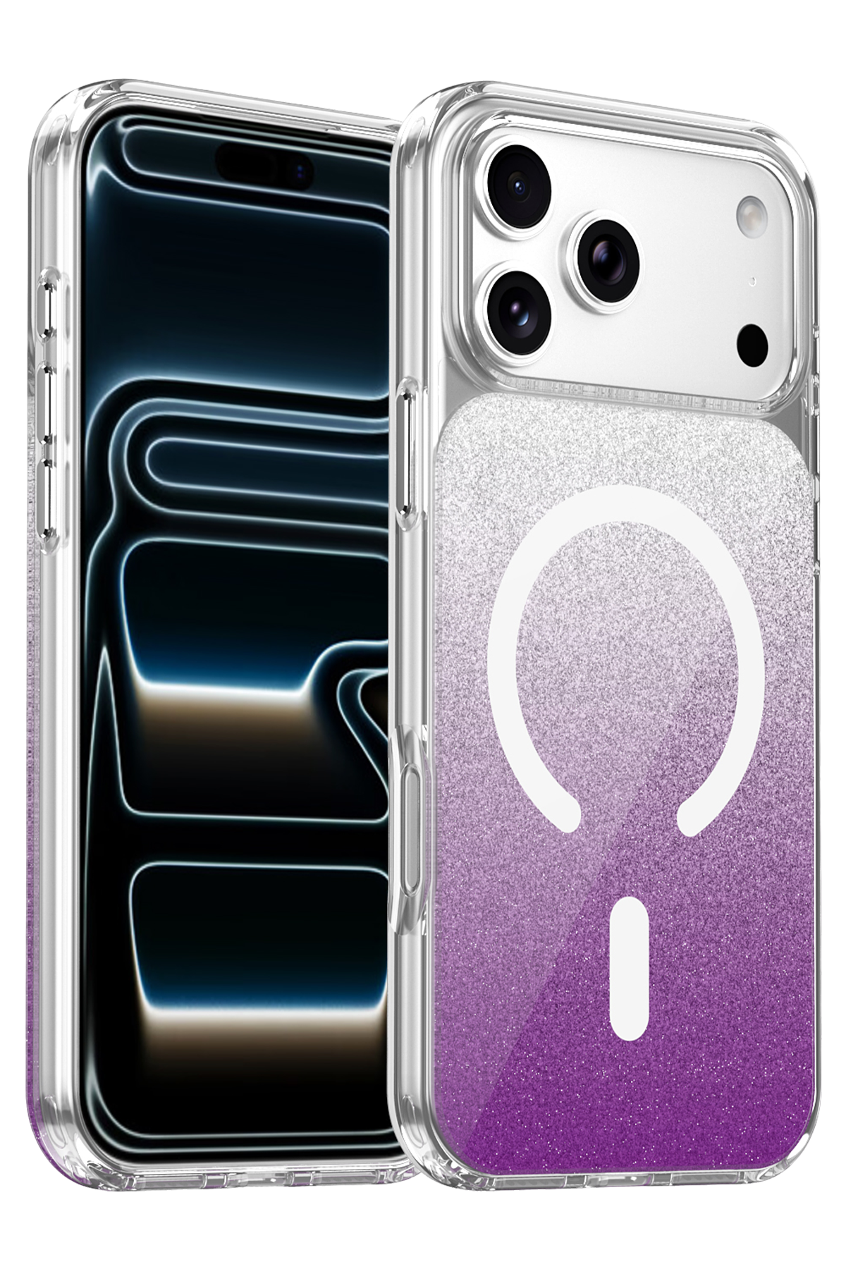 Onegif Apple iPhone 17 Pro Max Sora Simli Magsafe Kapak - Mor 1