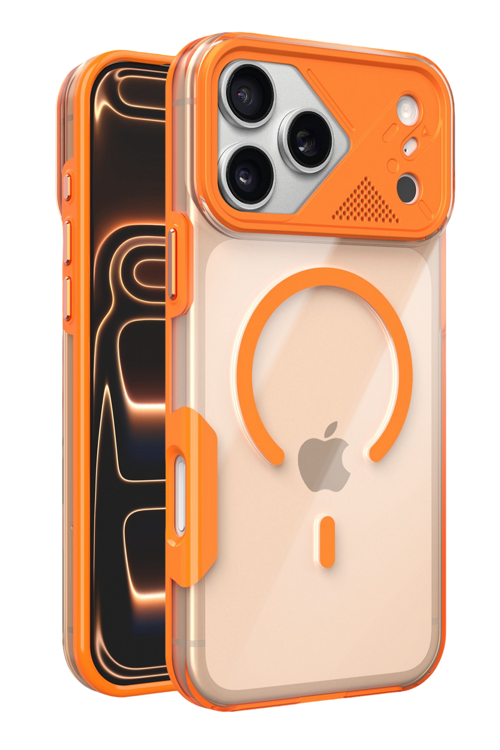 Joko Apple iPhone 17 Pro Max Zinko Magsafe Kapak - Turuncu 1