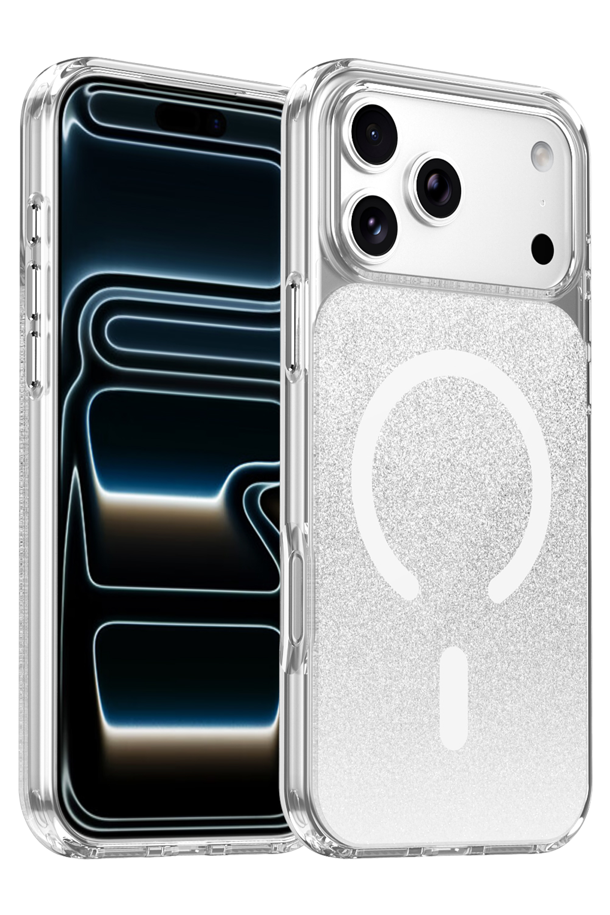 Onegif Apple iPhone 17 Pro Sora Simli Magsafe Kapak - Beyaz 1