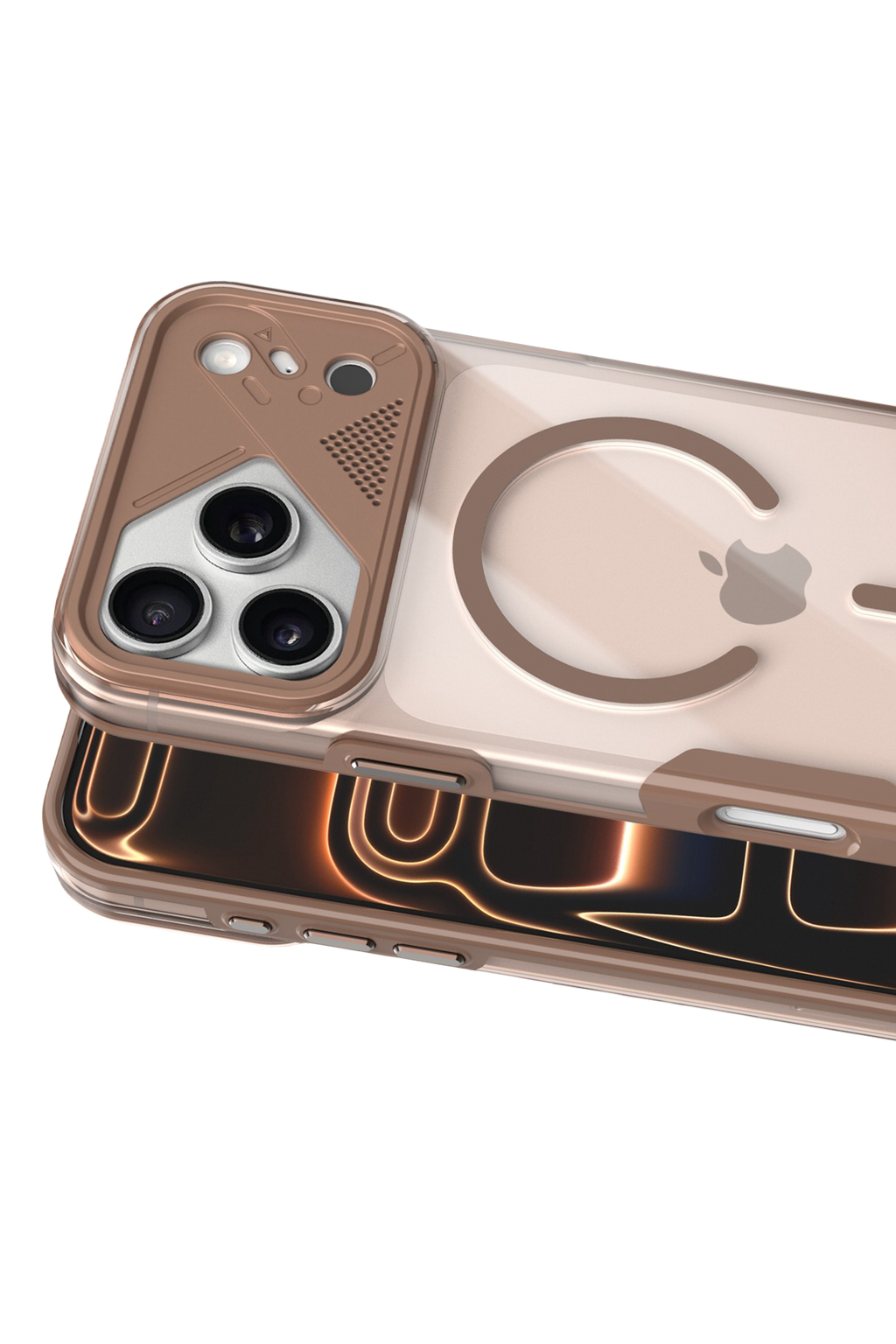 Joko Apple iPhone 17 Pro Zinko Magsafe Kapak - Çöl Titanyum 2