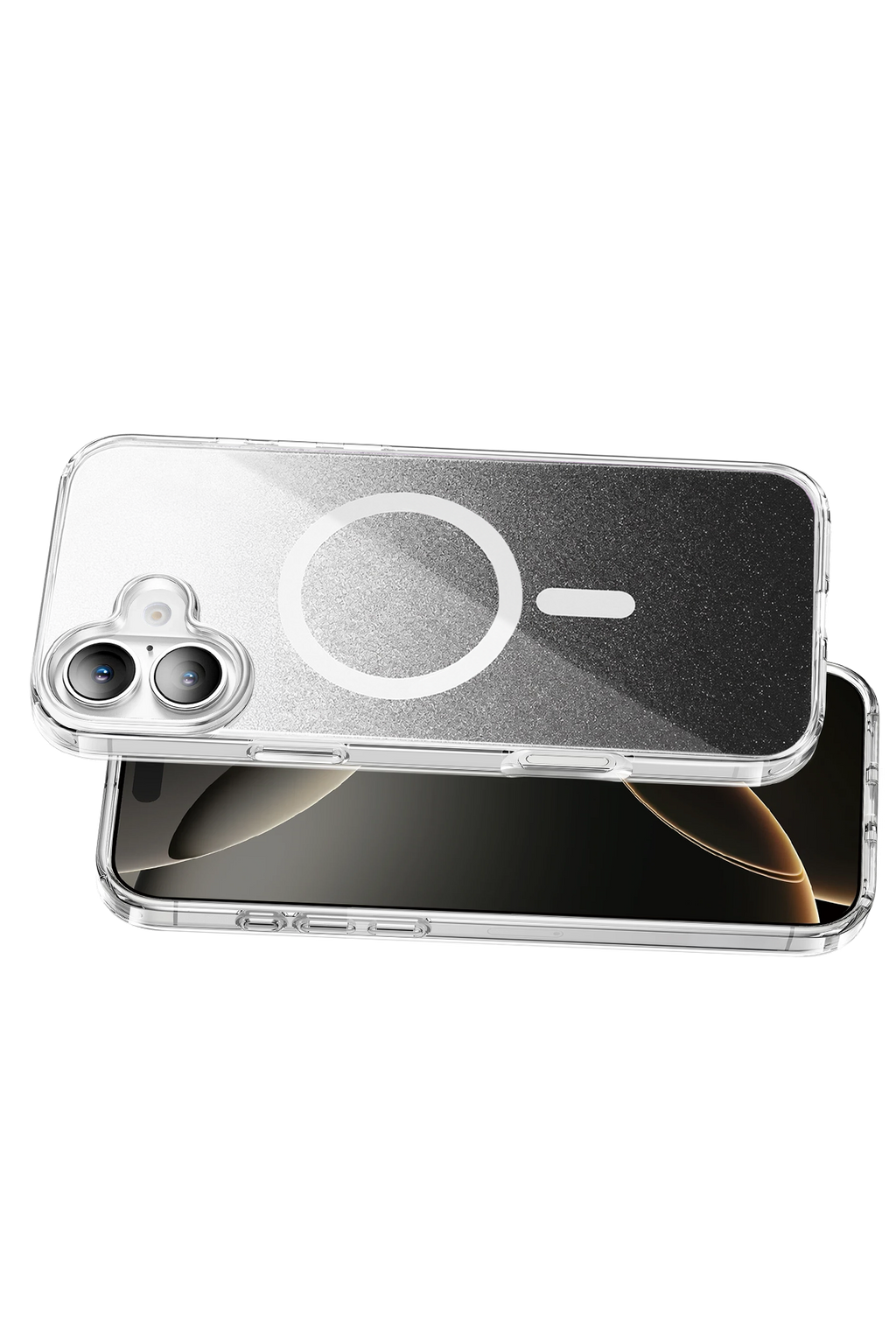 Onegif Apple iPhone 17 Sora Simli Magsafe Kapak - Siyah 3