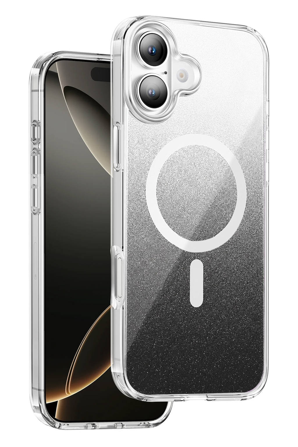 Onegif Apple iPhone 17 Sora Simli Magsafe Kapak - Siyah 1