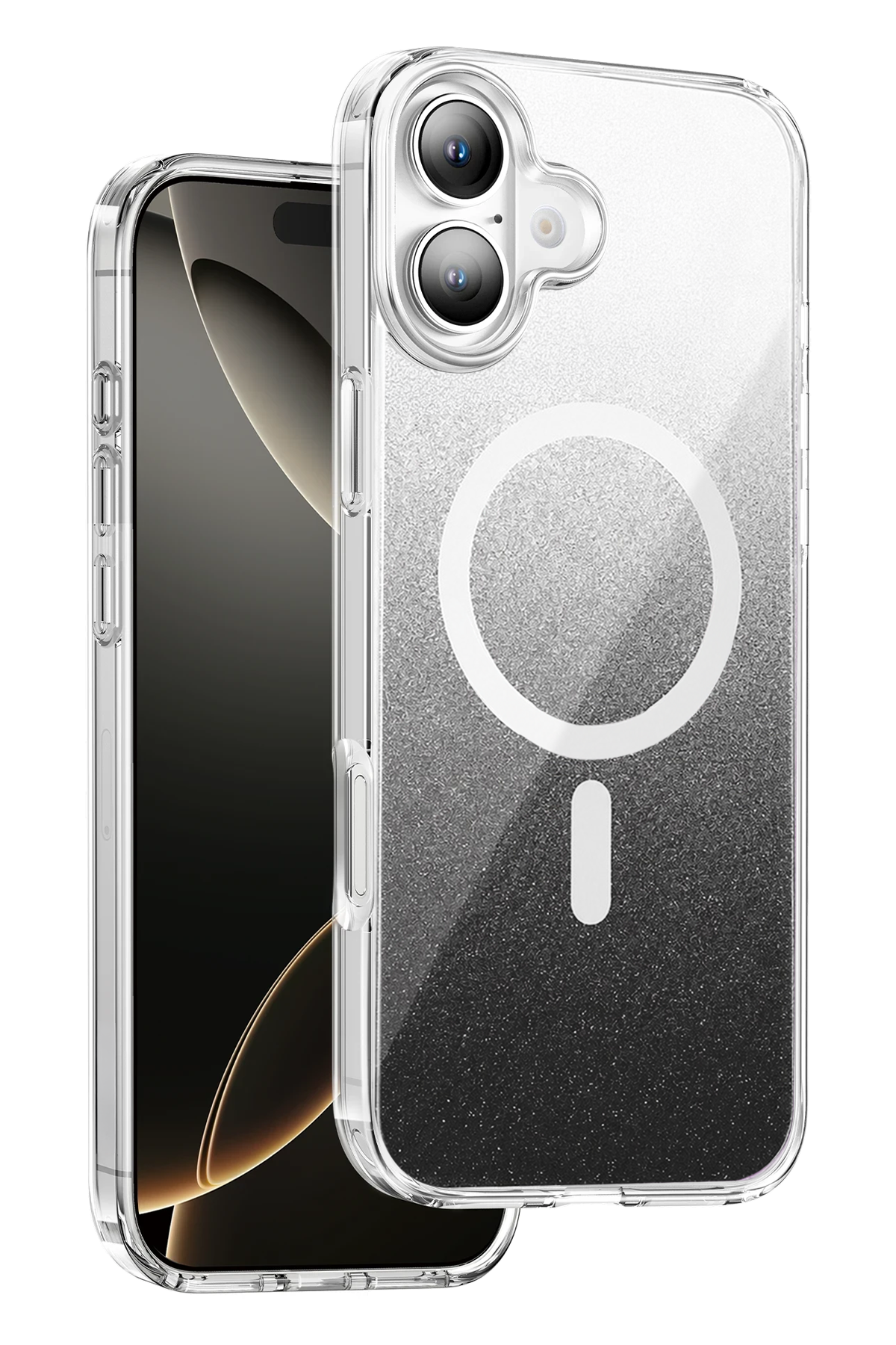 Onegif Apple iPhone 17 Sora Simli Magsafe Kapak - Siyah 1