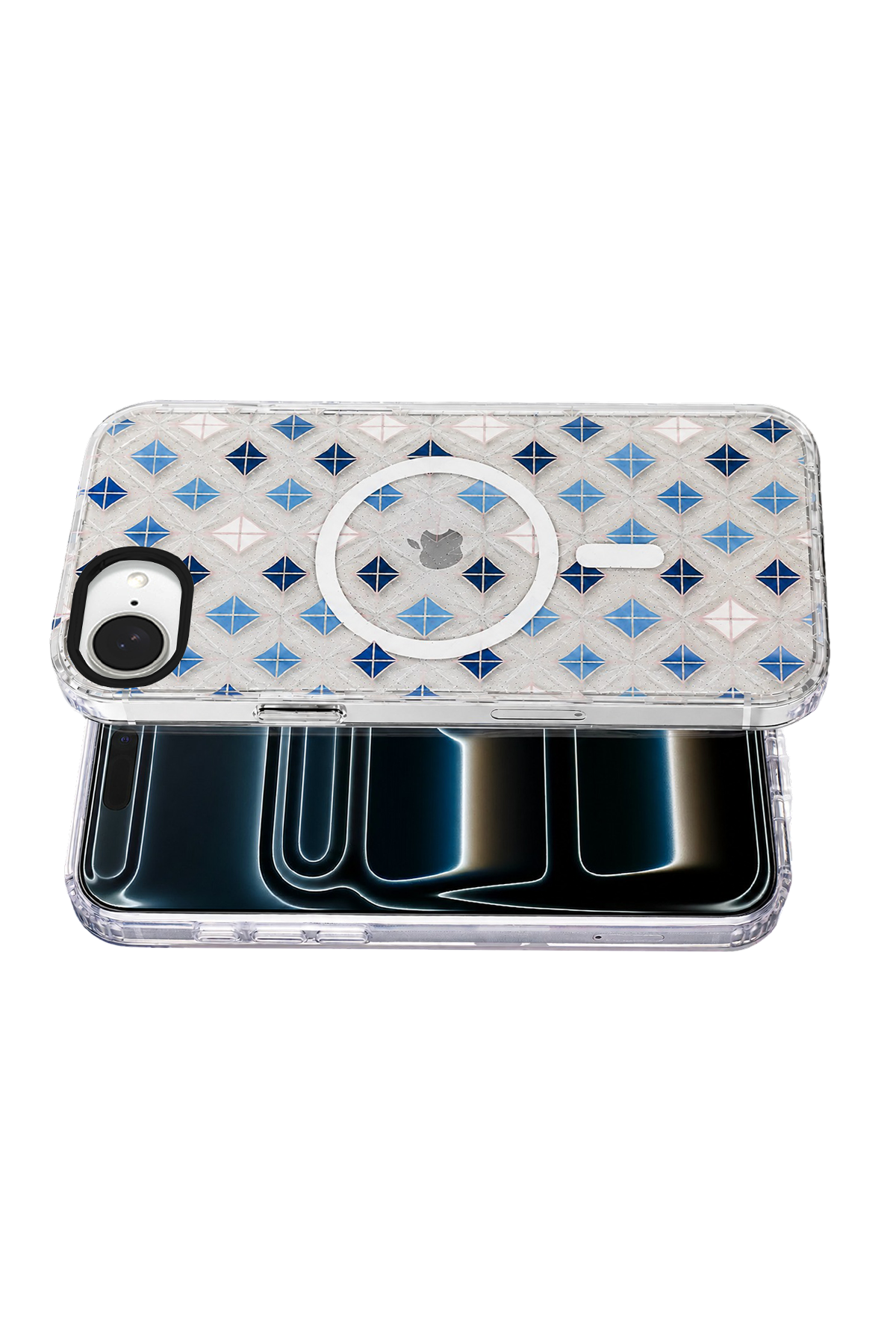 Onegif Apple iPhone 17E Desina Magsafe Kapak - Desen 4 3