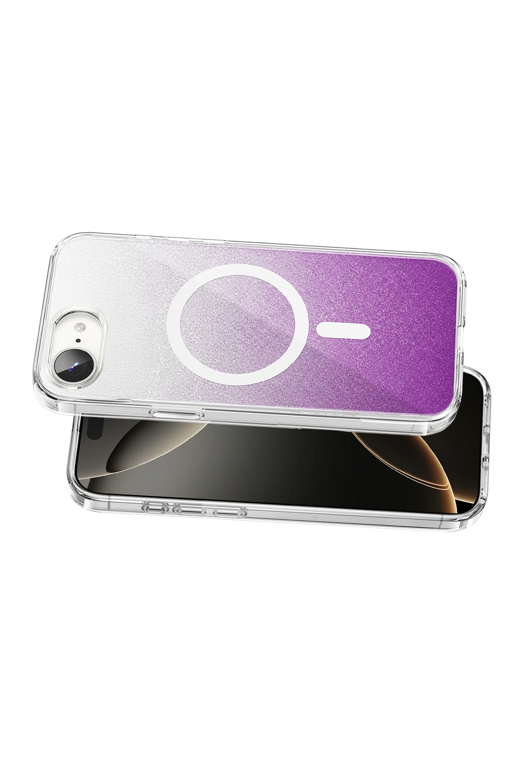 Onegif Apple iPhone 17E Sora Simli Magsafe Kapak - Mor 3