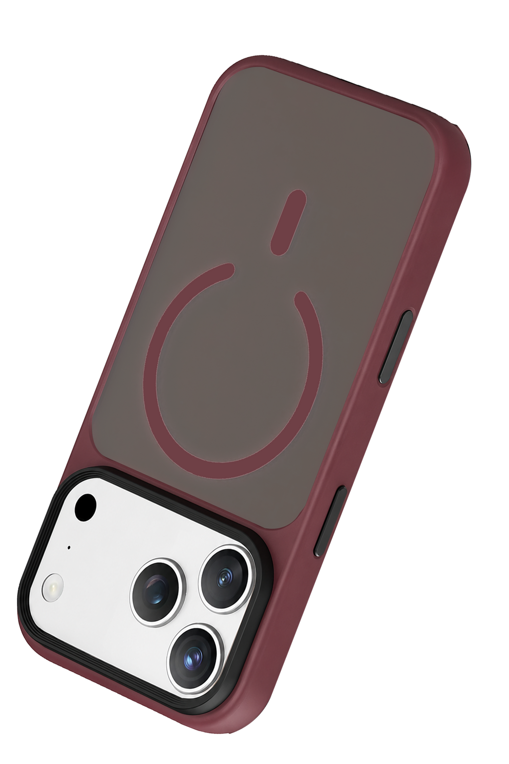 Joko Apple iPhone 18 Pro Megane Magsafe Kapak - Bordo 3