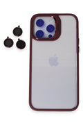 Joko Apple iPhone 14 Pro Kılıf Roblox Lens Standlı Kapak - Bordo 1