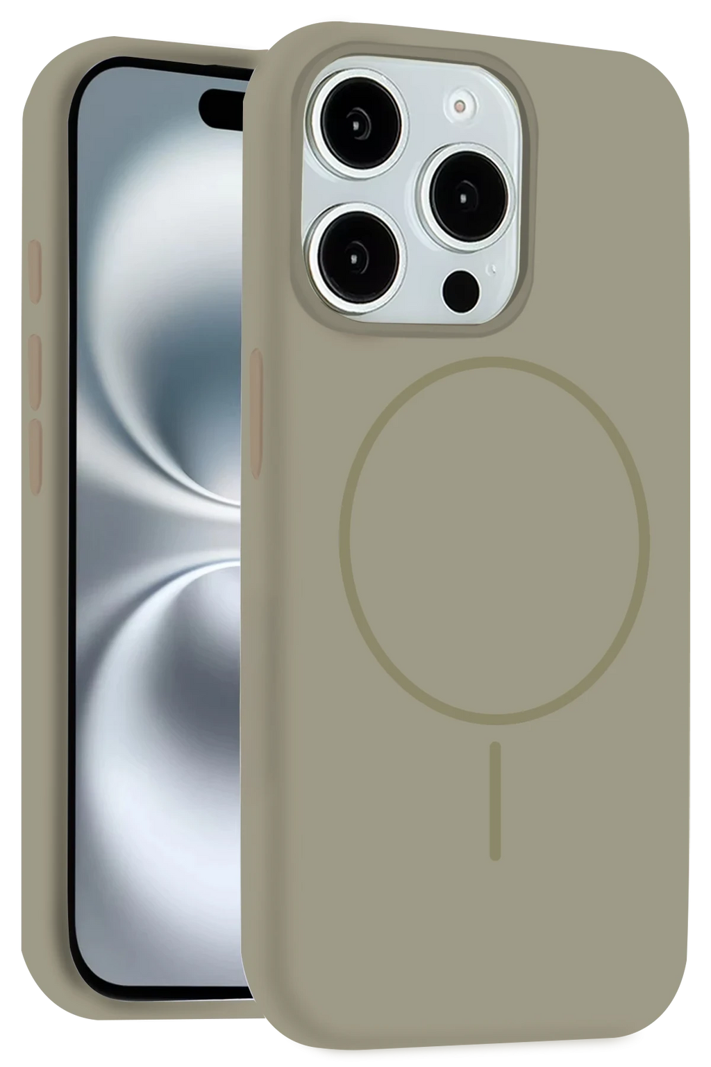 Joko Apple iPhone 14 Pro Max Kılıf Jully Magsafe Kapak - Çöl Titanyum 1